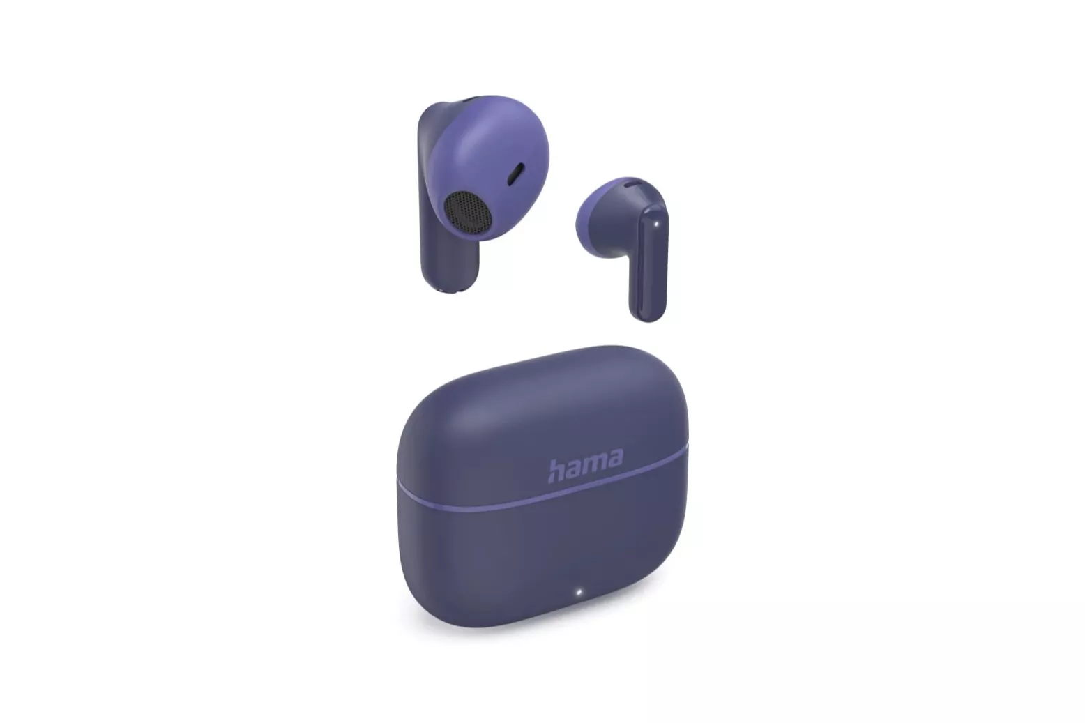 Auriculares Hama inalámbricos True Wireless Bluetooth con control táctil, micrófono y azul