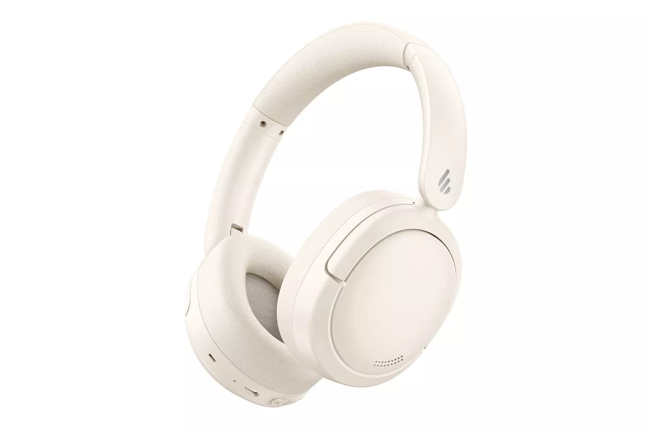 Auriculares Edifier inalámbricos Bluetooth 5.4 con Cancelación de Ruido y Micrófono Beige
