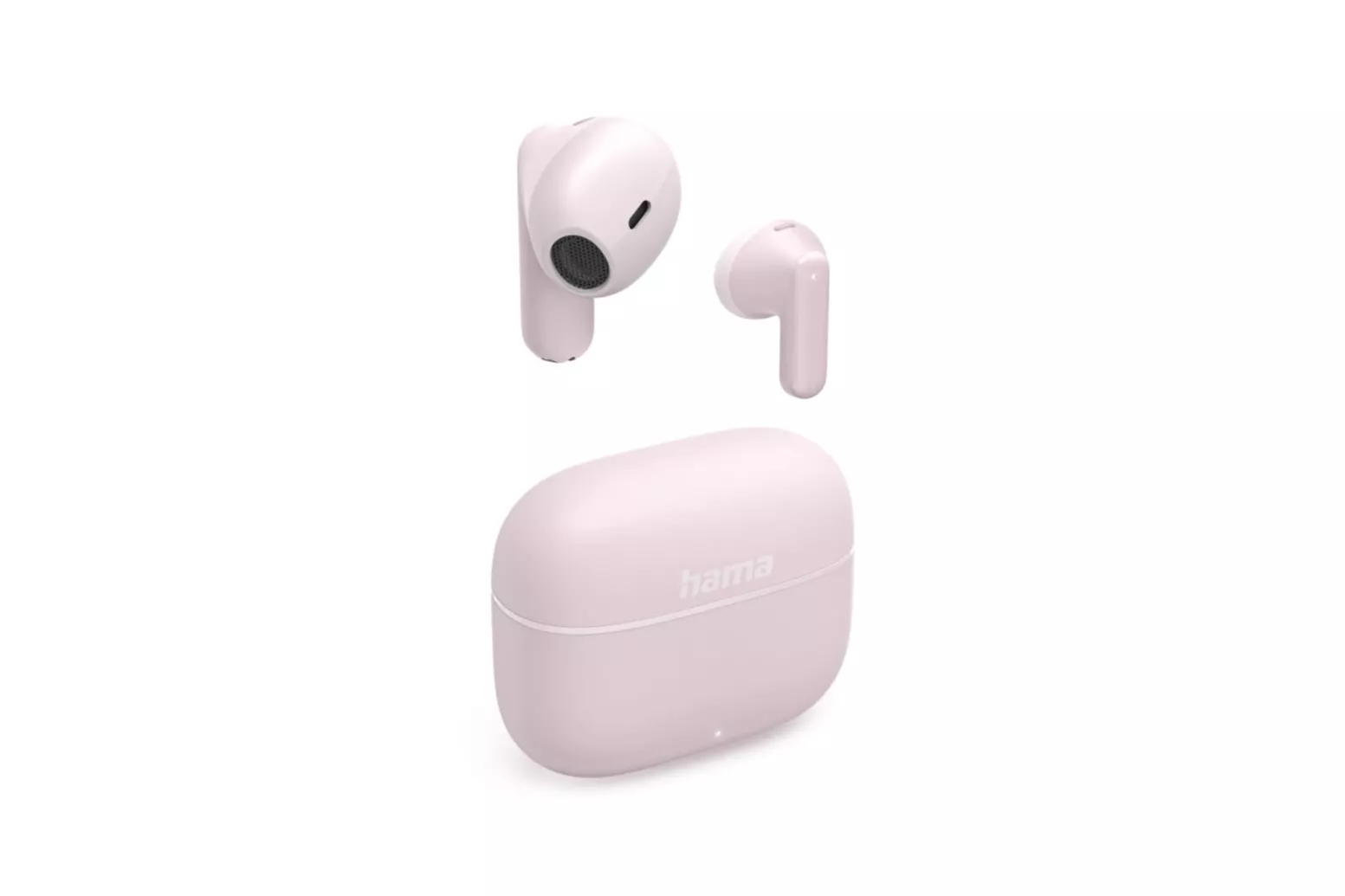 Auriculares Hama inalámbricos True Wireless Bluetooth con micrófono y control táctil rosa