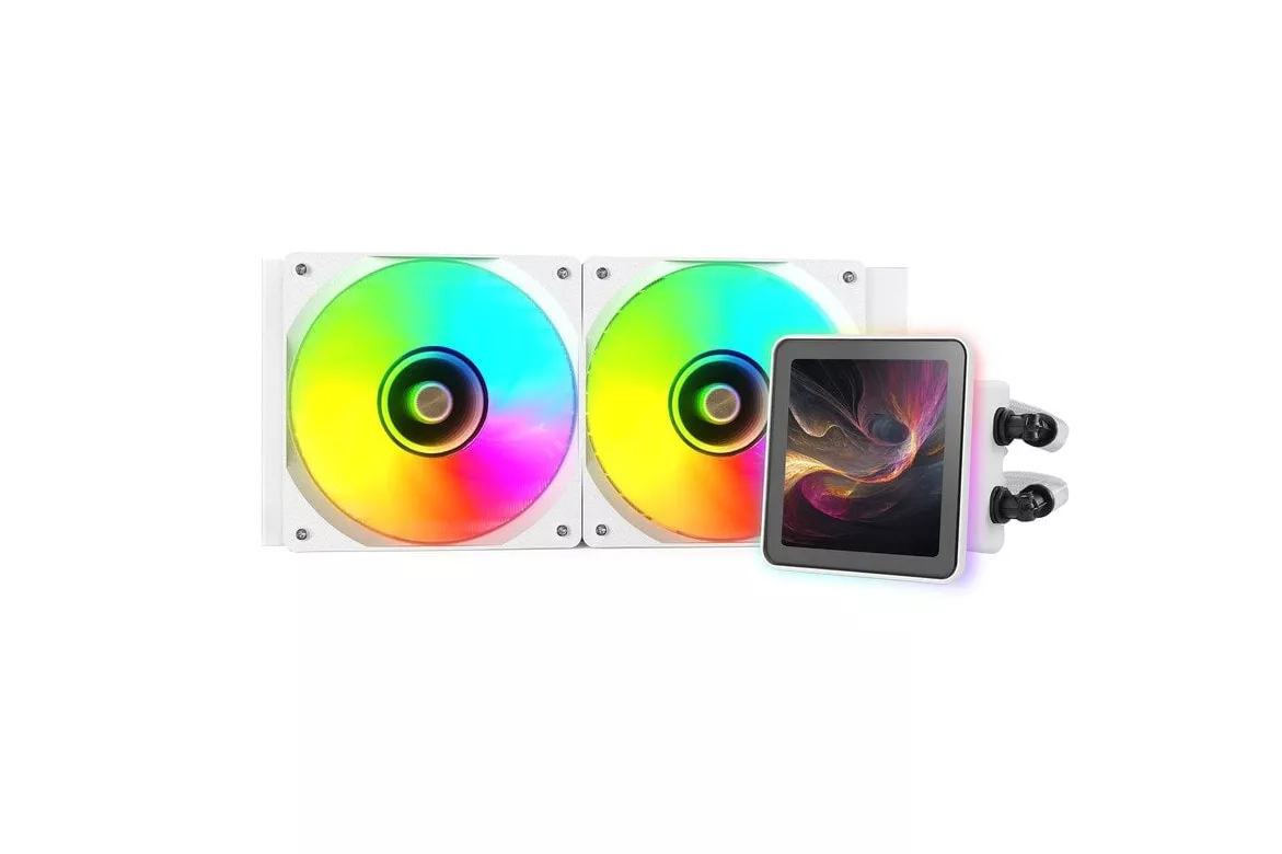 Mars Gaming Ml-visionpro240 Refrigeración Líquida Aio Tdp 500w 2x Ventiladores Argb Pantalla Blanco