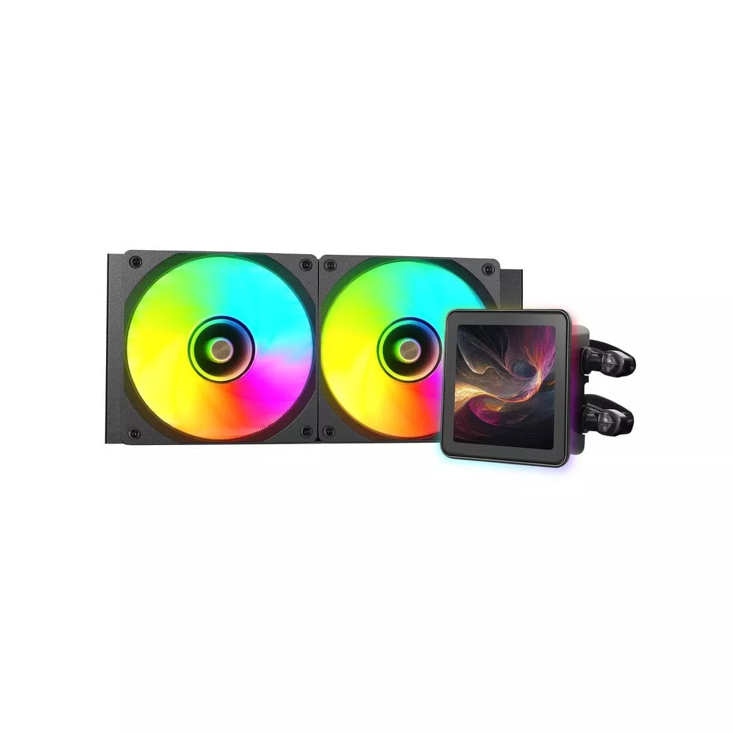 Mars Gaming Ml-visionpro240 Refrigeración Líquida Aio Tdp 500w 2x Ventiladores Argb Pantalla Negro