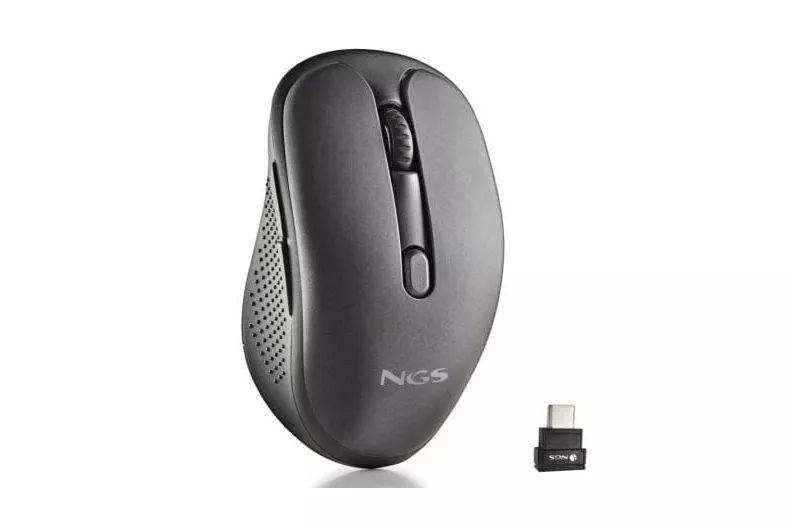 Ratón NGS inalámbrico 3200 DPI multidispositivo botones silenciosos recargable