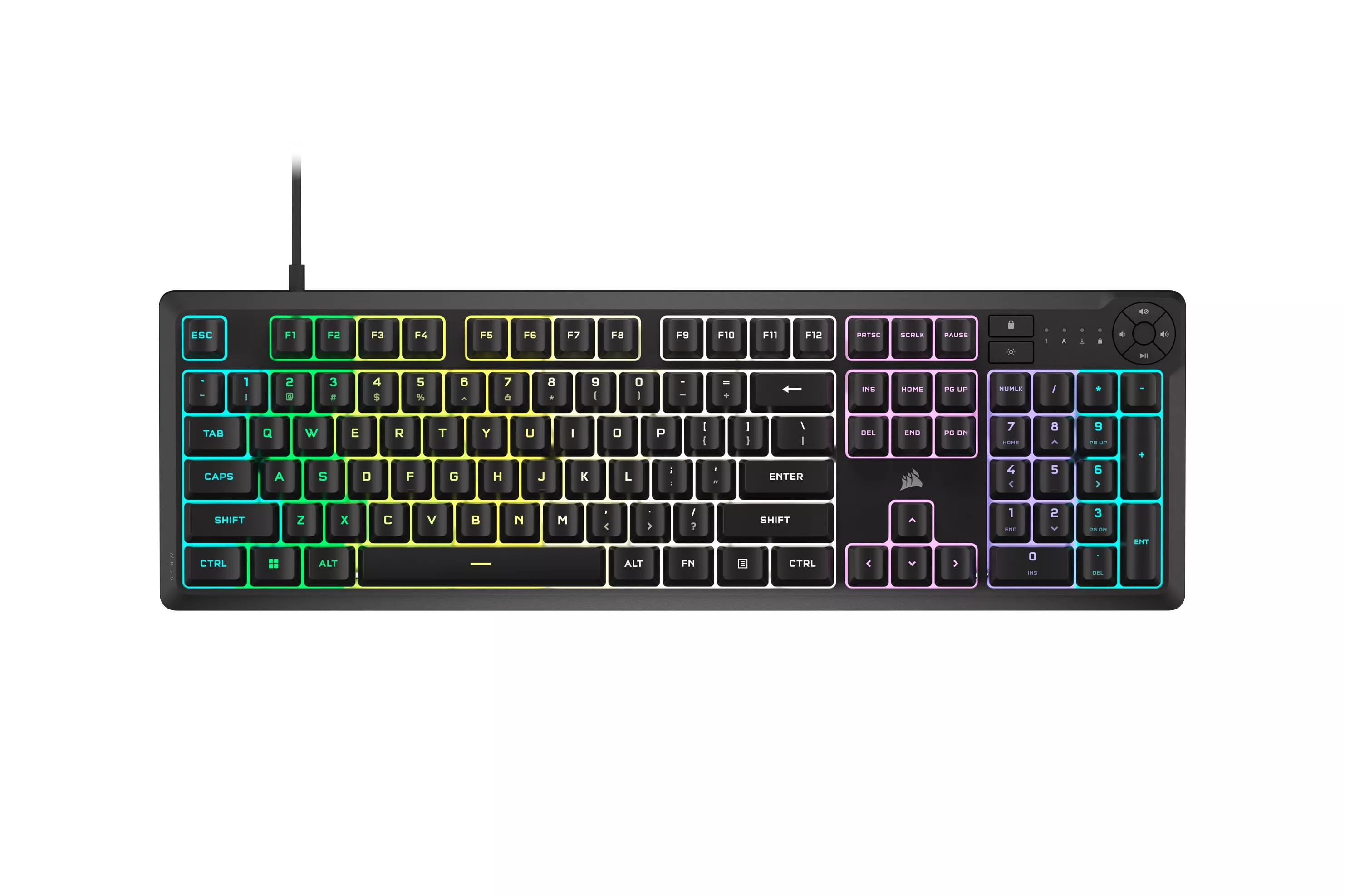 Teclado Corsair K55 Core RGB (PT)