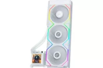 Kit Refrigeración Líquida CPU AIO Lian Li HydroShift II LCD 360 Blanco - 360mm S/Ventiladores