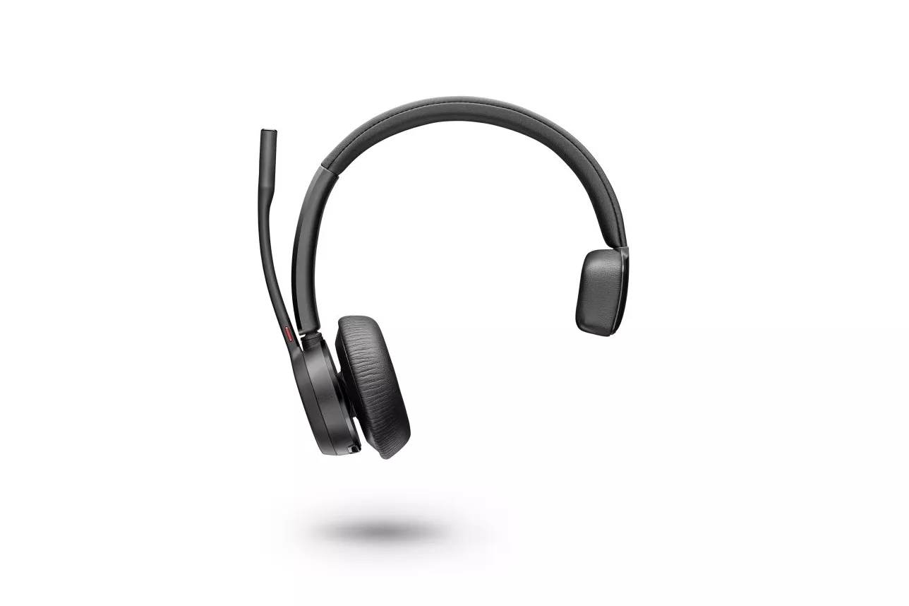 Auriculares Poly inalámbricos Bluetooth monoaural con micrófono y SoundGuard DIGITAL