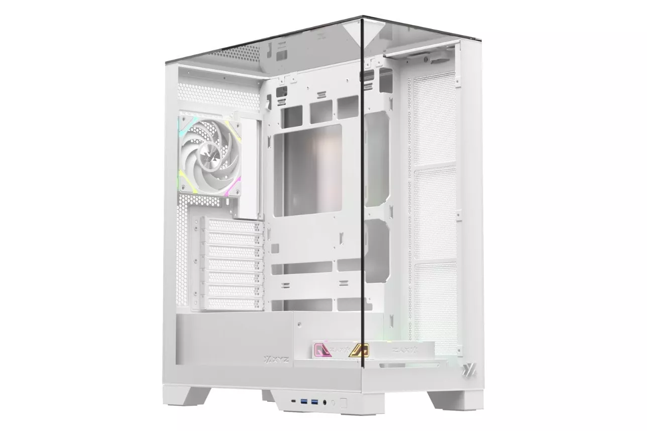 Caja Gaming XYZ TRIFECTA Vidrio Templado 3 Paneles/Refrigeración Líquida/USB-C Gen 2