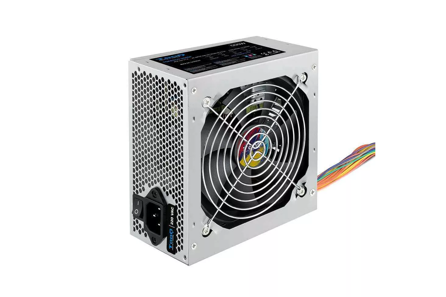 Fuente de Alimentación TooQ 550W Certificación 80 PLUS Bronze TQAPOLO-550SP Compacta y Silenciosa