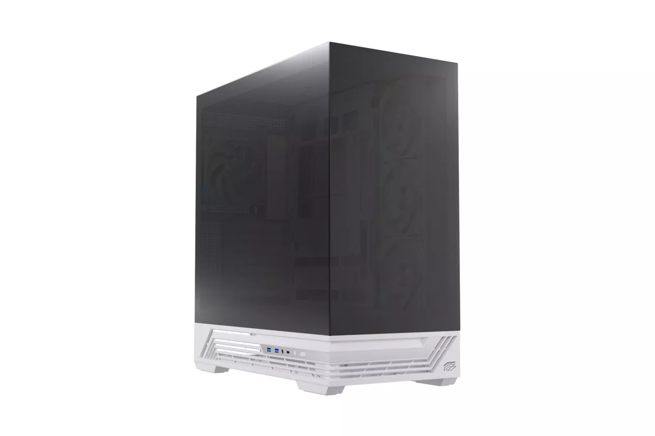 Torre Einarex PRISMA S800 RGB White Cristal Espejo Soporte 10 Ventiladores ATX