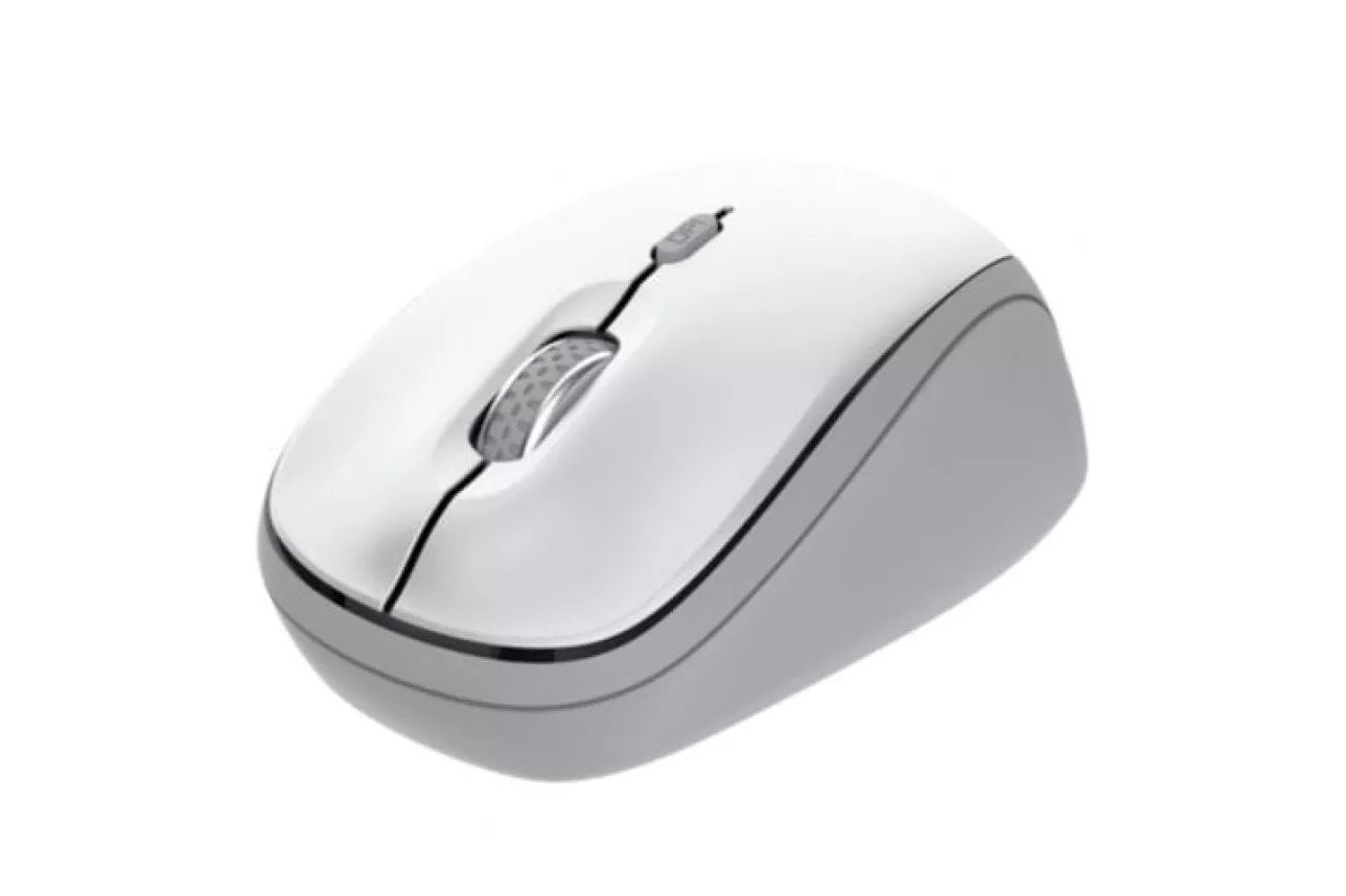 Ratón Trust inalámbrico 1600 DPI multidispositivo plástico reciclado blanco