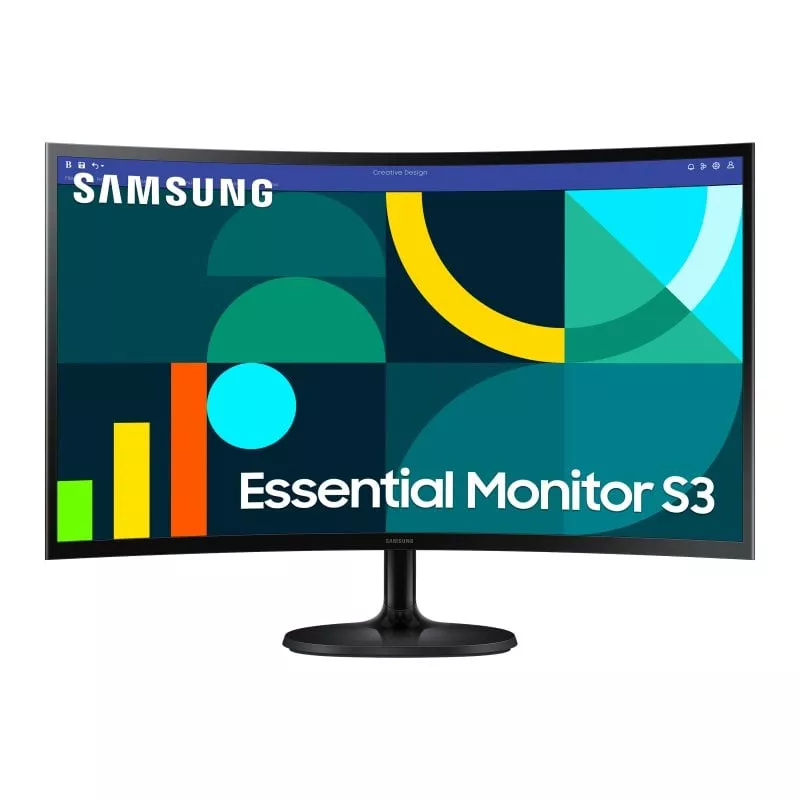 Monitor Samsung 27″ 1080p 100Hz VA Curvo Eye Saver Flicker Free VESA HDMI
