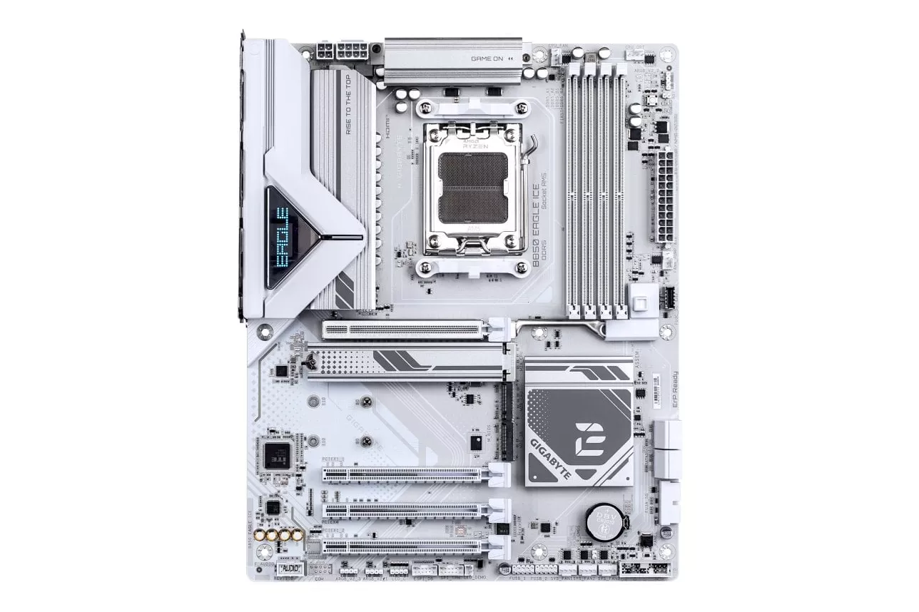 Placa Base Gigabyte B850 ATX AM5 B850 EAGLE ICE 8+2+2 fases DDR5 PCIe 5.0 LAN 2.5GbE