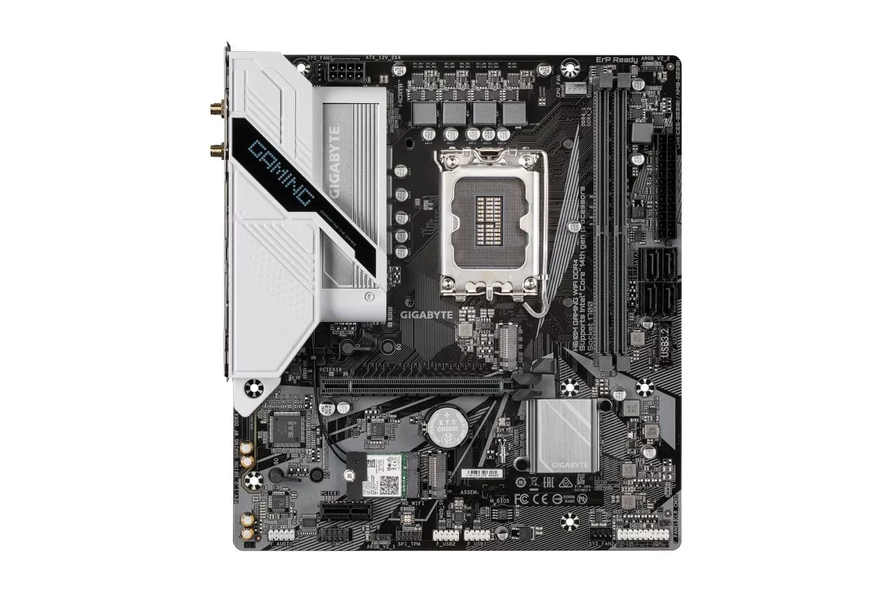 Placa Base Gigabyte H610M Intel H610 LGA1700 Micro ATX H610M GAMING WIFI DDR4 Wi-Fi 5/Bluetooth 5.1