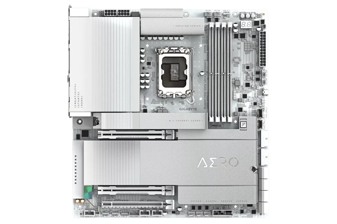 Placa Base Gigabyte Z890 LGA 1851 E-ATX AERO D DDR5 WiFi 7 Thunderbolt 5 10Gb LAN