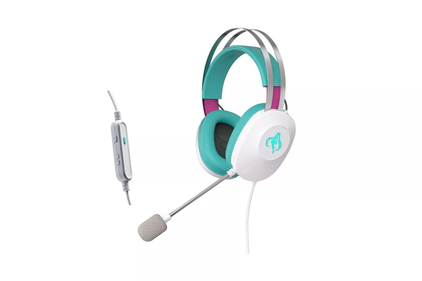 Auriculares ASUS A303 TG H1 GEN II MIKU con Cable y Micrófono para Gaming