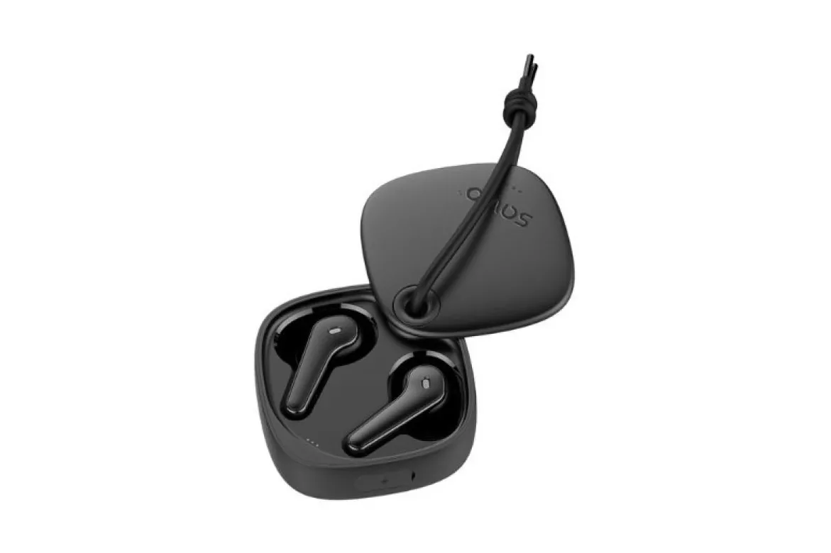Auriculares Savio inalámbricos bluetooth 5.3 autonomía 8h con carga rápida negros
