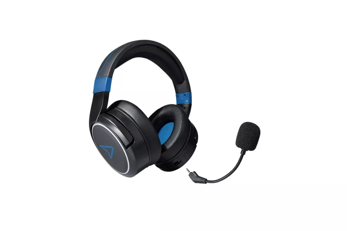 Auricular Steelplay HP51 Wireless Gaming Negro/Azul Circumaural 32h USB-C 3.5mm Extraíble