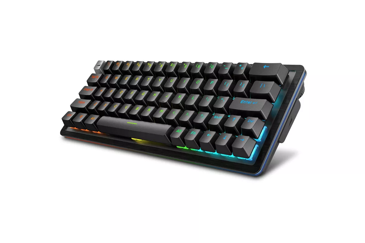 Teclado Mountain Everest 60 Gaming RGB Linear45 US Negro