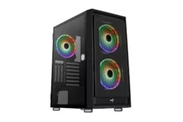 Caja ATX Aerocool B508A Flow ARGB Vidrio Templado Negro