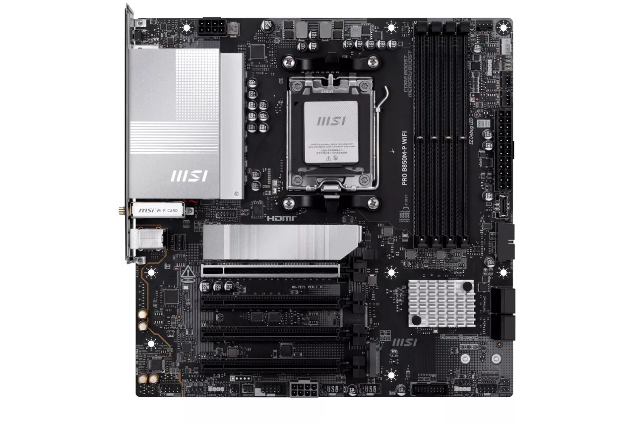 Placa Base MSI PRO B850M-P WIFI Socket AM5