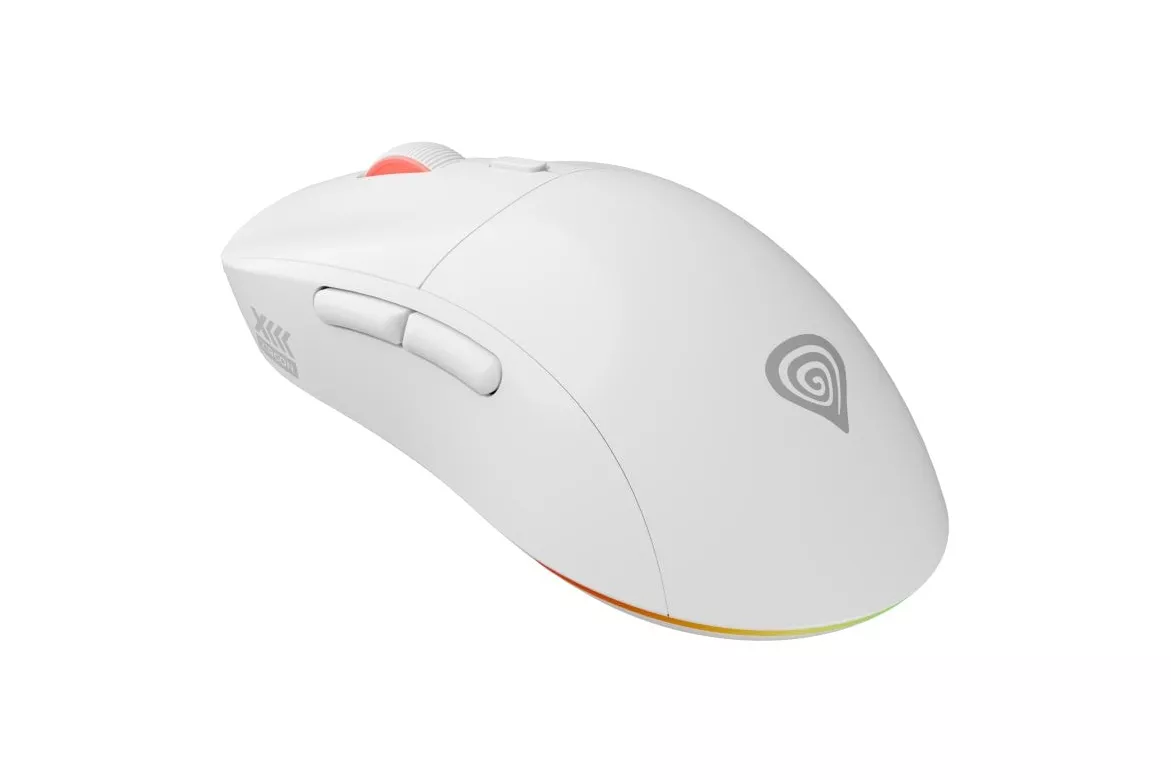 Ratón Gaming GENESIS Zircon XIII inalámbrico 26000 DPI Pixart PAW3395 RGB Blanco 77g