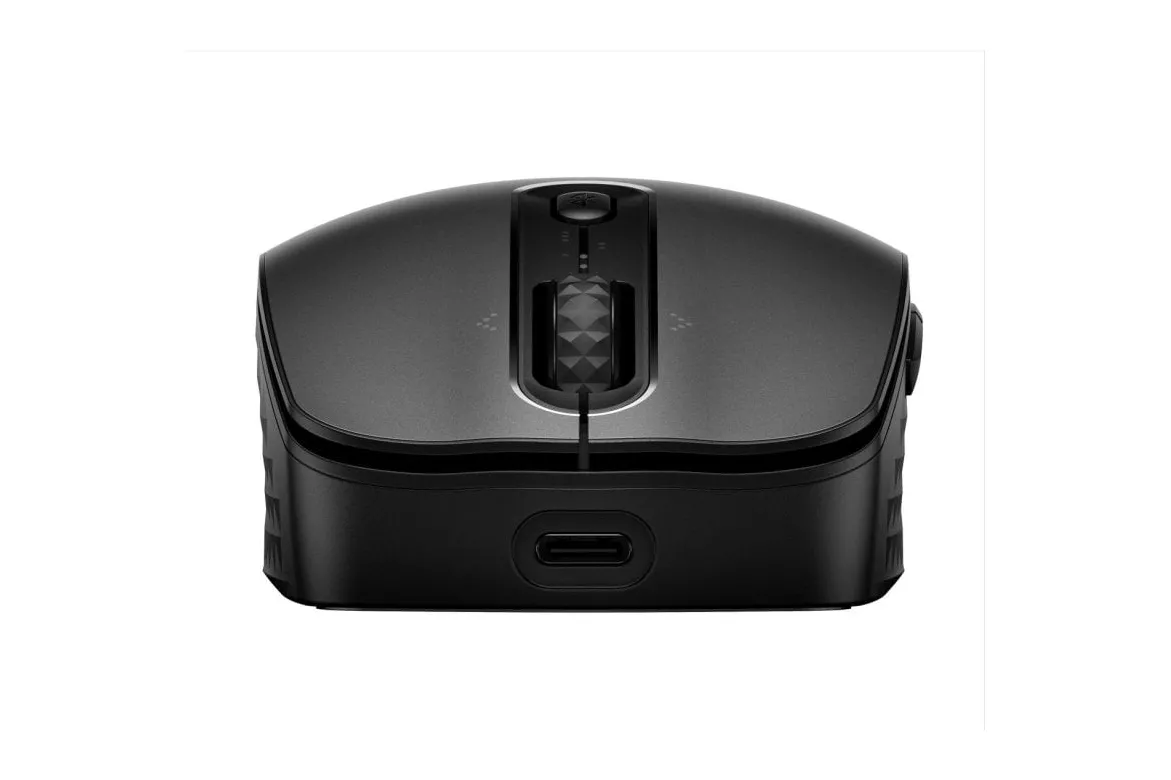 Ratón HP inalámbrico 4000 DPI recargable Bluetooth Qi 6 botones Negro