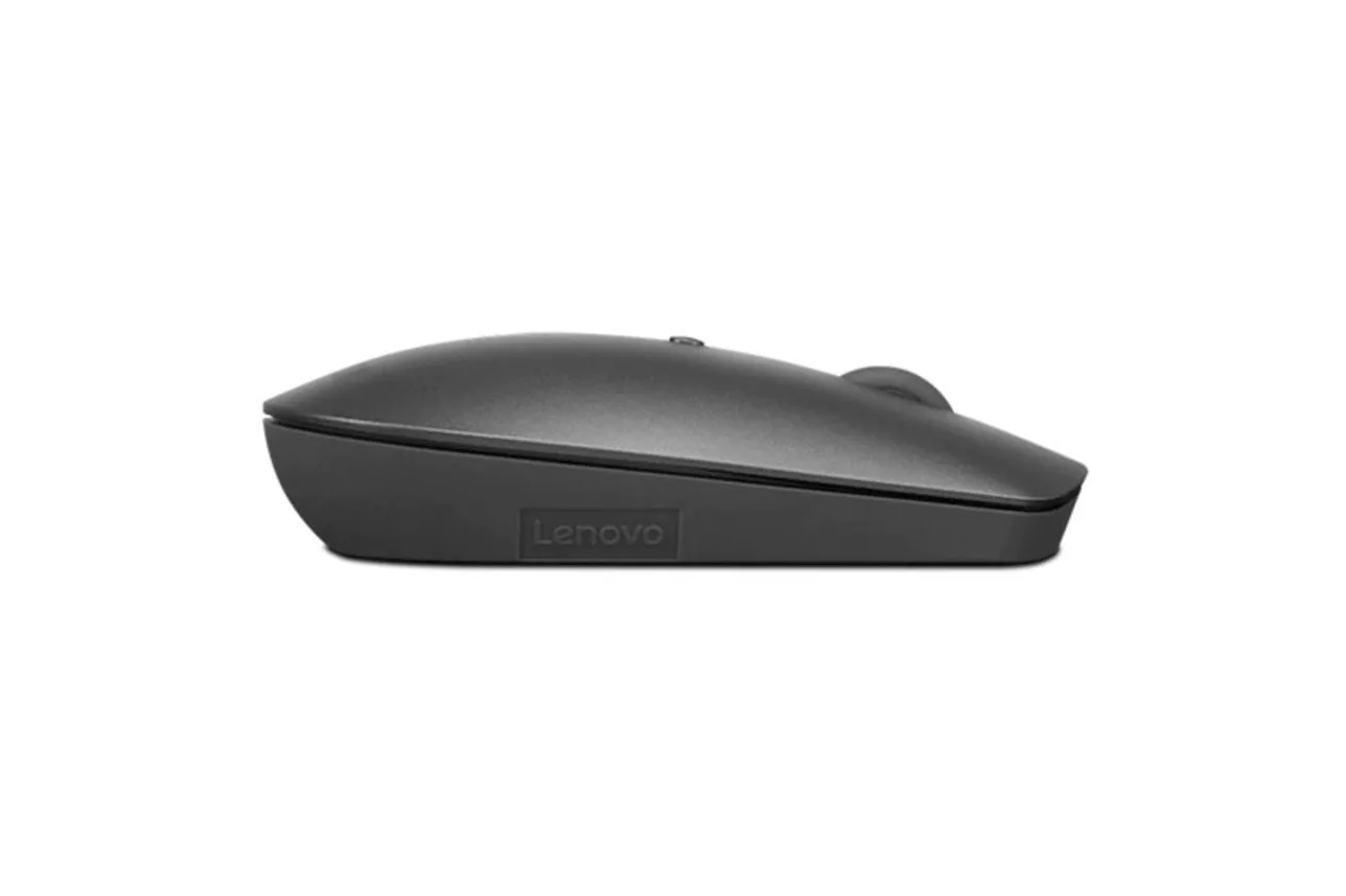 Ratón Lenovo inalámbrico Bluetooth 2400 DPI ambidiestro gris
