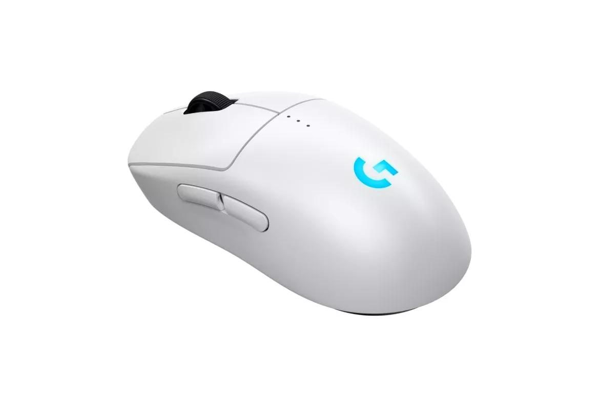 Ratón Logitech inalámbrico 32000 DPI LIGHTSPEED RGB ambidiestro 8 botones blanco