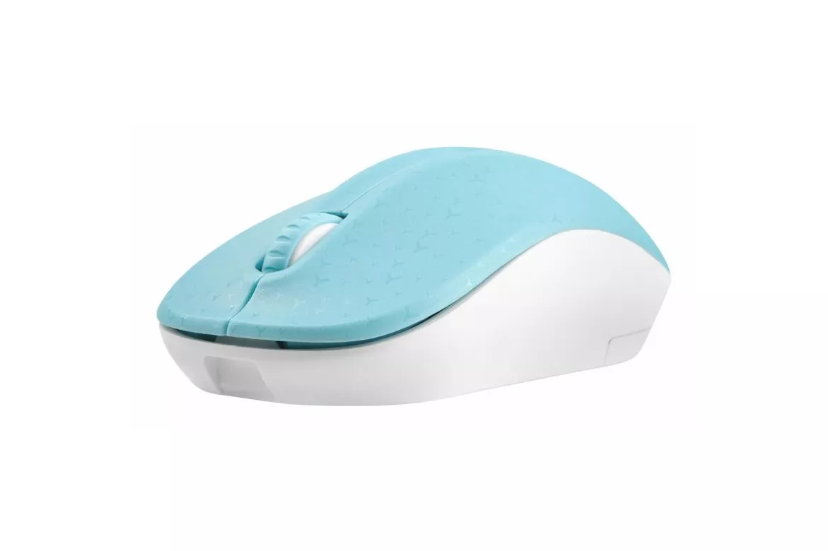 Ratón Natec inalámbrico Bluetooth 1600 DPI ambidiestro azul y blanco
