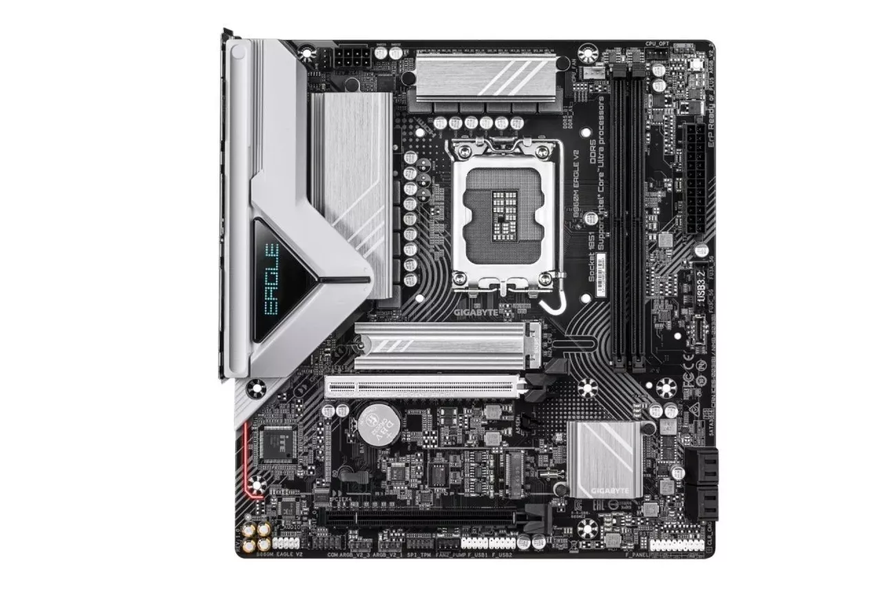 Placa base Gigabyte B860M EAGLE V2 LGA 1851 DDR5 128GB M.2 PCIe 5.0/4.0 LAN 2.5GbE