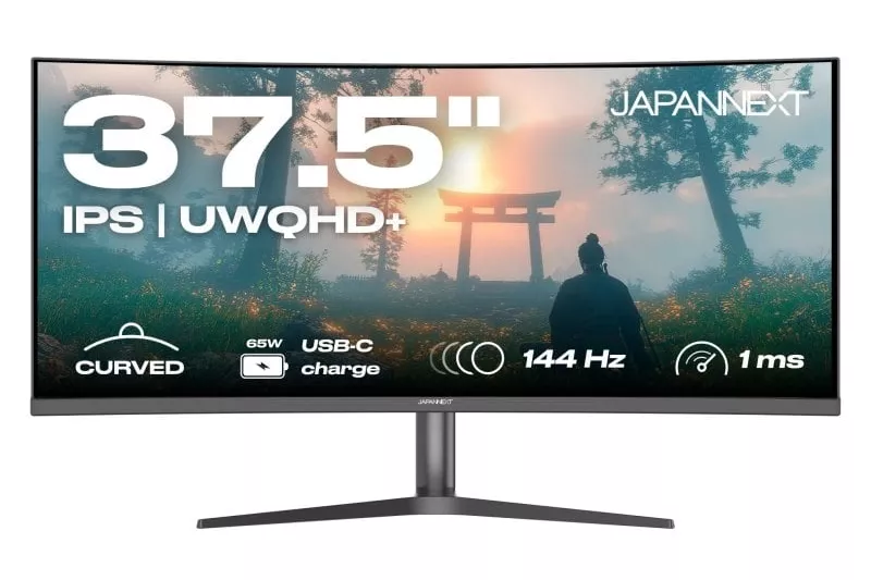 Japannext Jn-ib375c144uqr-h Monitor Gaming Curved 37.5