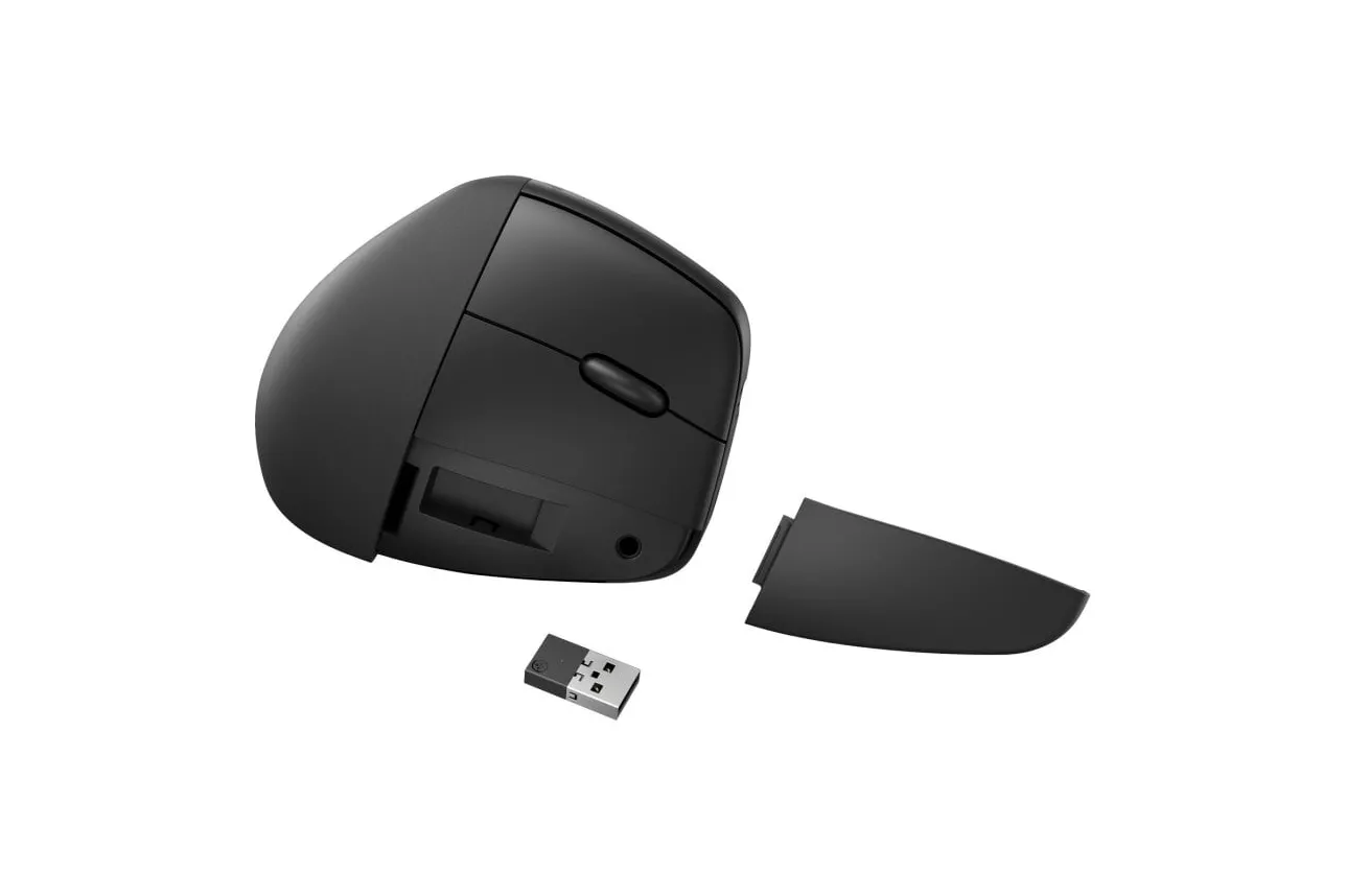 Ratón HP inalámbrico 4000 DPI agarre vertical ergonómico reposamuñecas desmontable