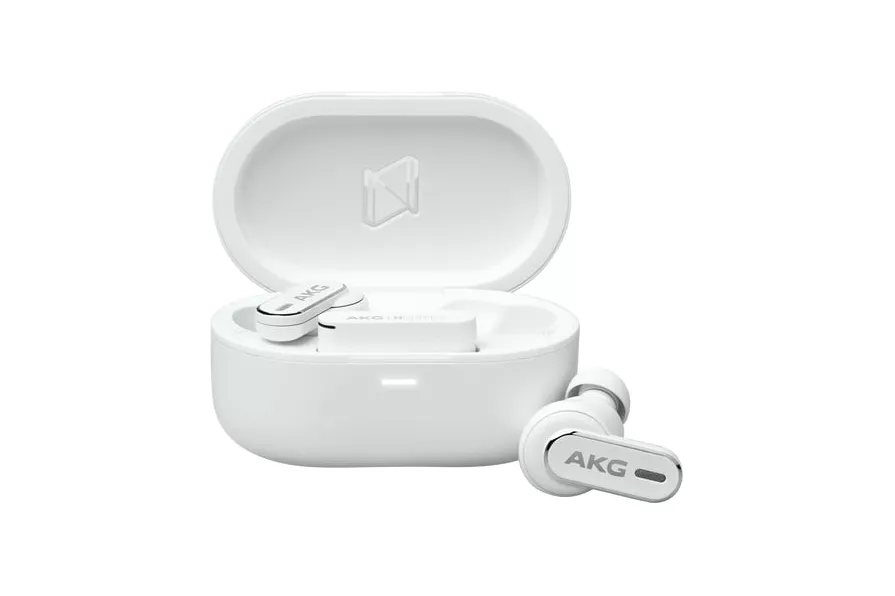 Auriculares AKG inalámbricos Bluetooth 5.3 Hi-Res con Cancelación de Ruido y micrófono blanco