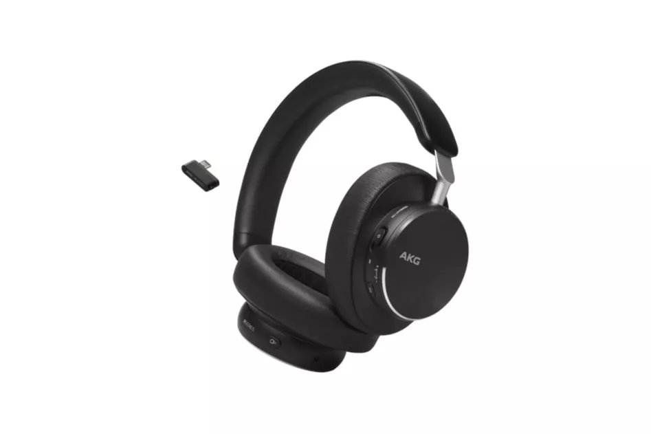 Auriculares AKG inalámbricos Bluetooth híbridos con micrófonos, plegables, negros