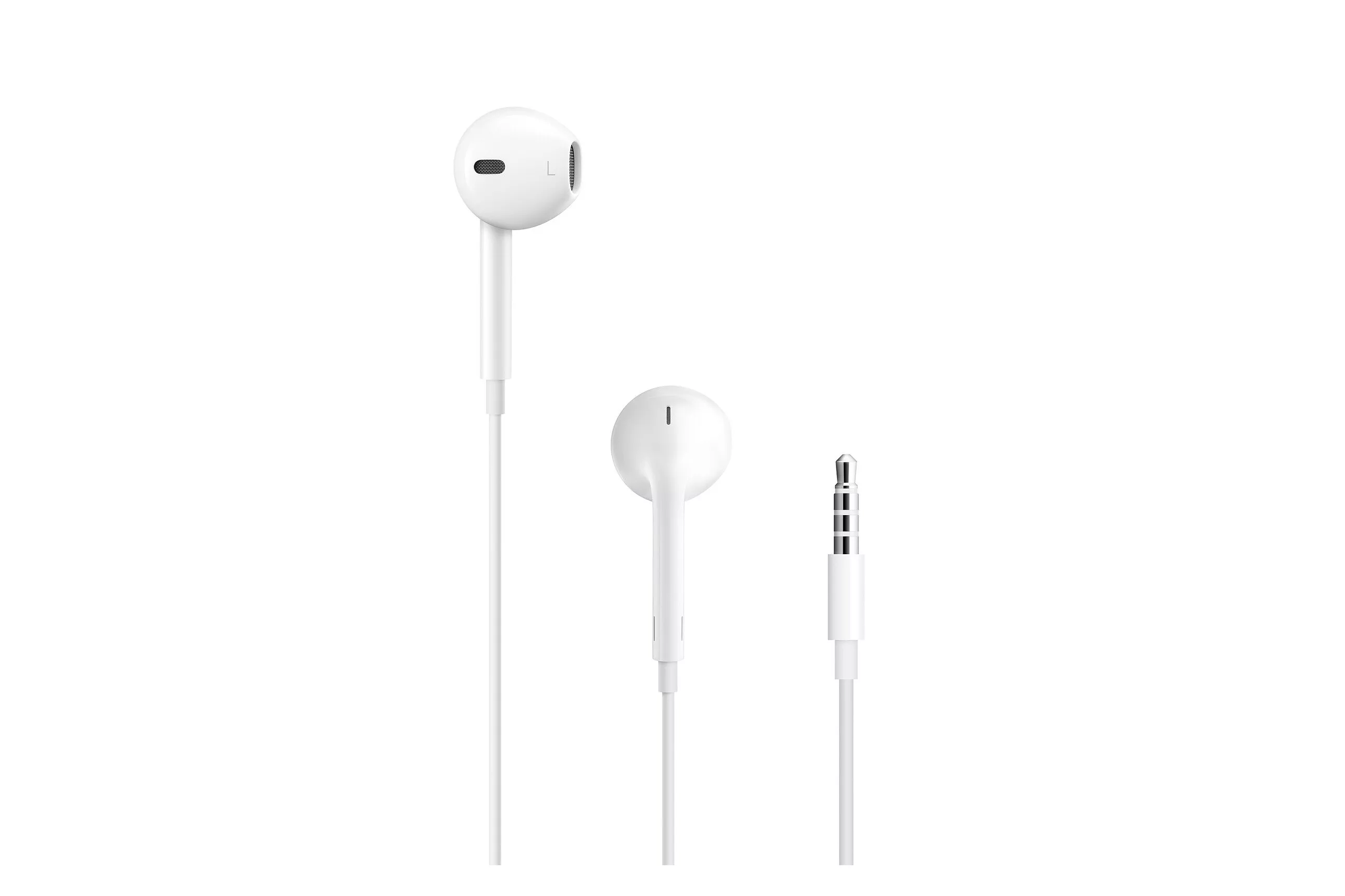 Auriculares Apple con cable jack 3,5 mm micrófono blancos modelo MWU53ZM/A