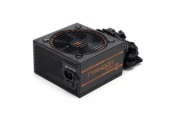 Fuente de alimentación Spyco Typhoon PS-551 550W 80 Plus Bronze Ventilador 12cm