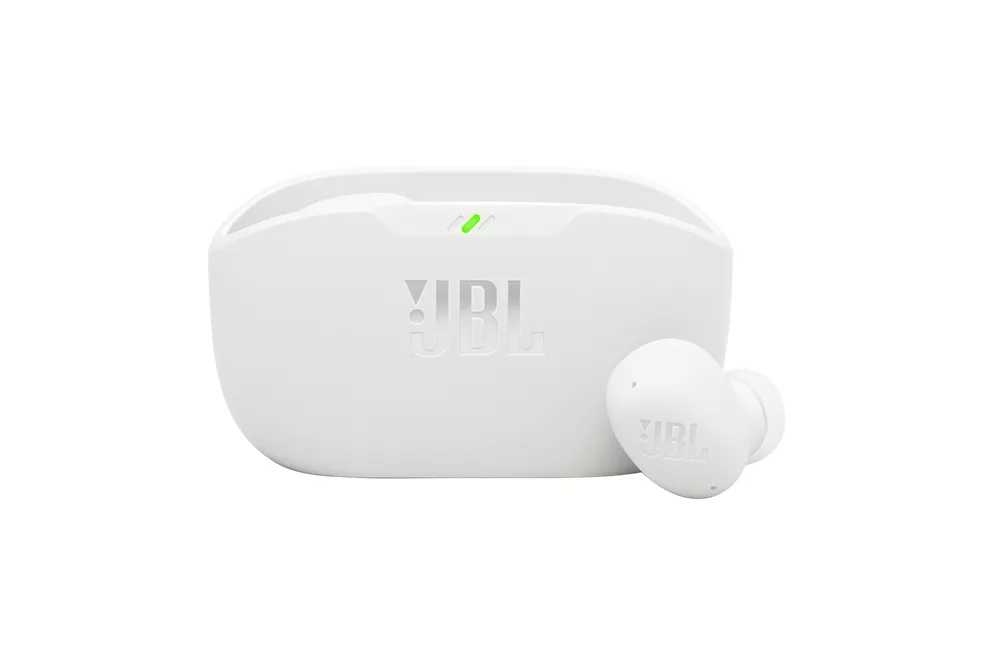 Auriculares JBL inalámbricos Bluetooth True Wireless con Cancelación de Ruido blancos