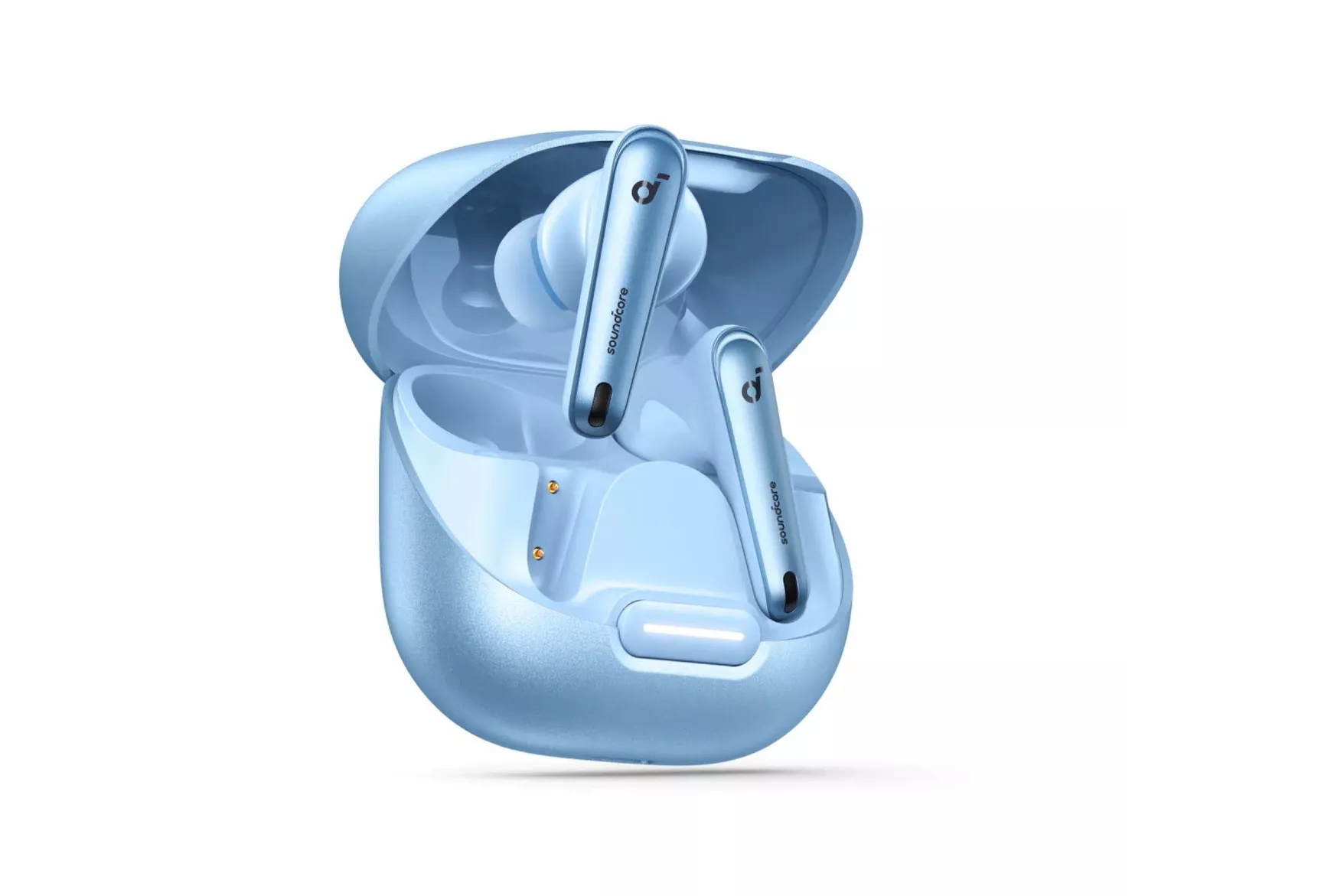 Auriculares Liberty inalámbricos True Wireless Bluetooth ANC micrófono azul carga inalámbrica
