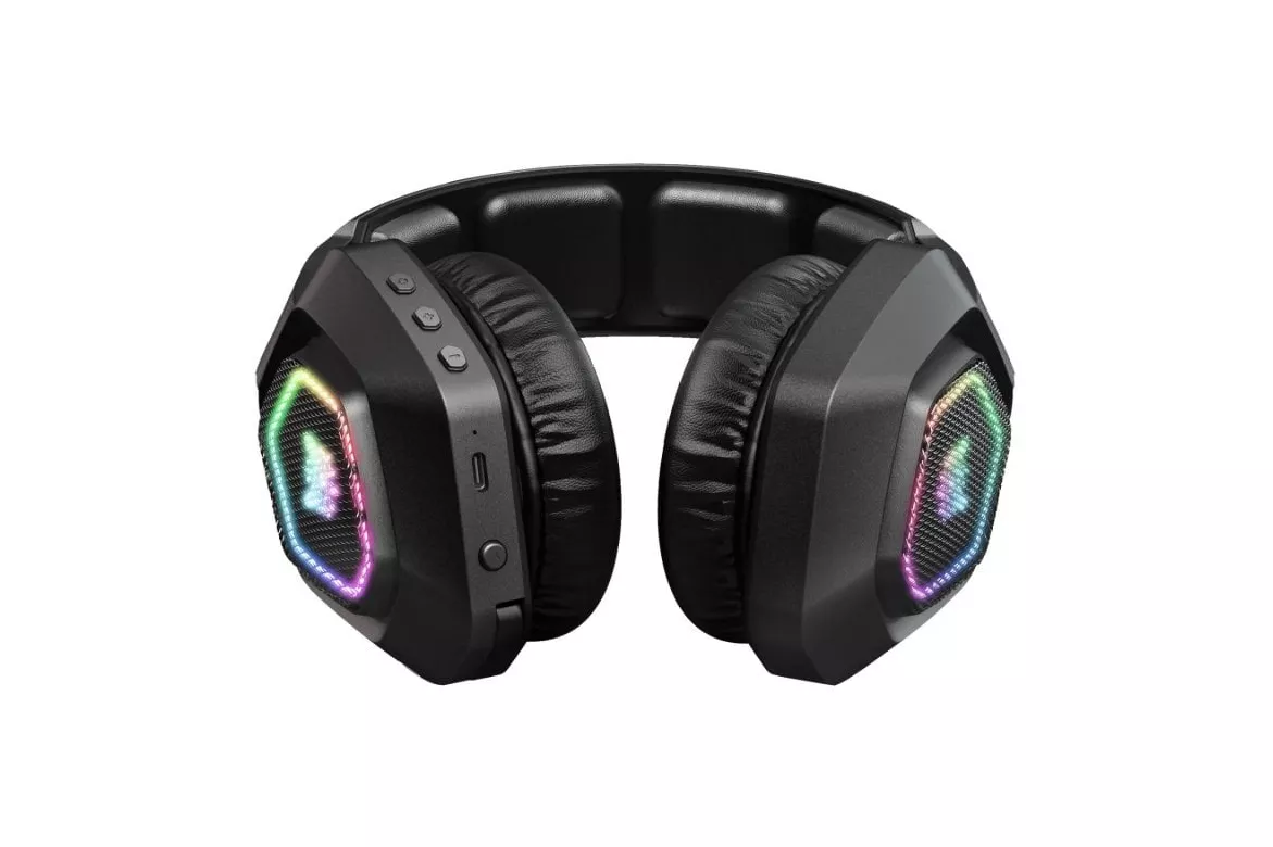 Auriculares Onikuma inalámbricos Bluetooth 5.3 y 2.4G con micrófono y RGB