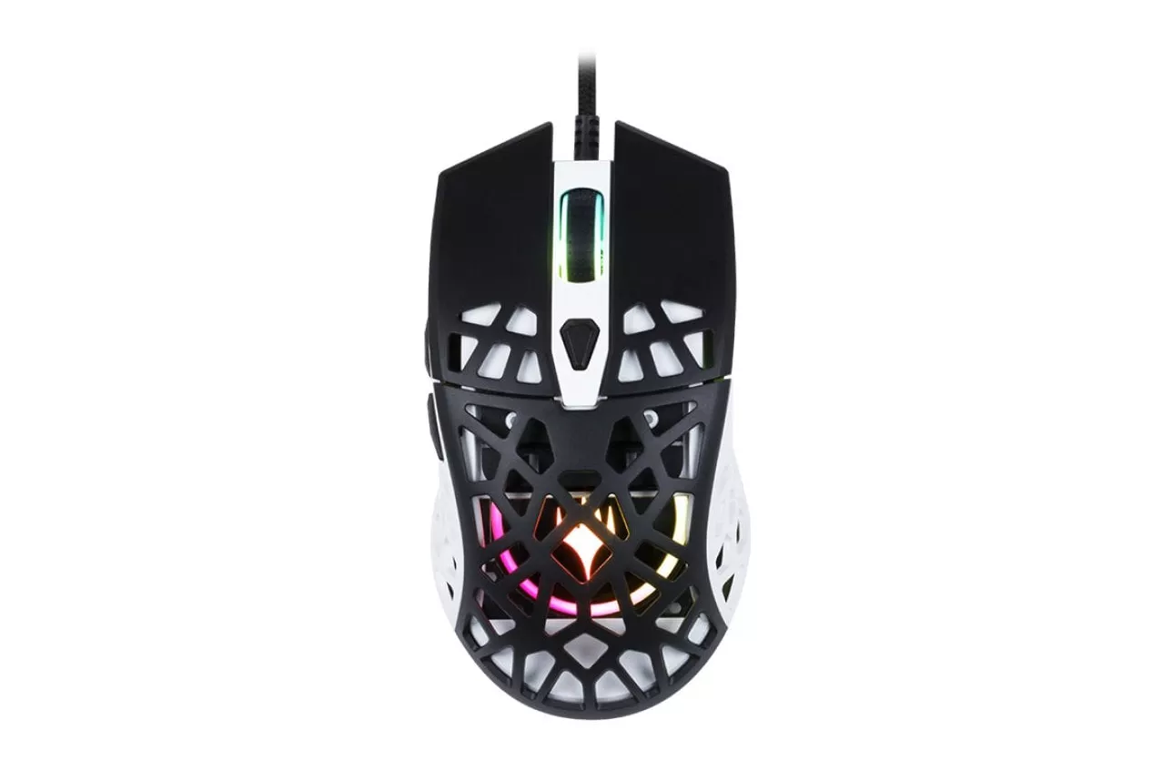 Konix Magic The Gathering Ratón Gaming Óptico RGB 10000 DPI Blanco/Negro