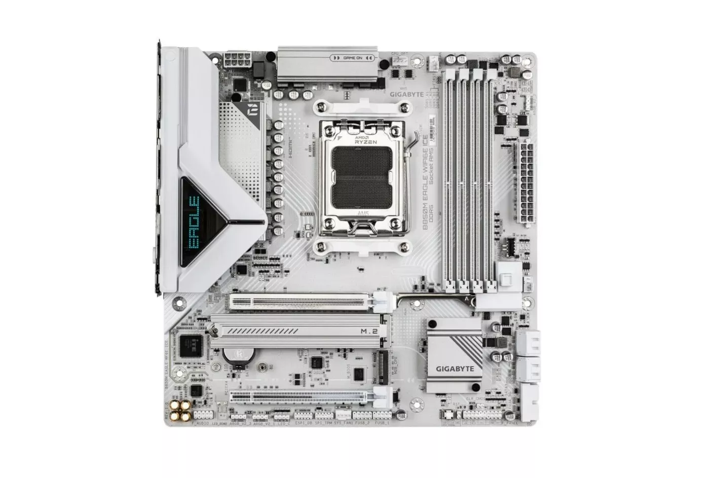 Placa Base Gigabyte B850M EAGLE WIFI6E ICE AM5 DDR5 256GB M.2 PCIe 5.0 Wi-Fi 6E