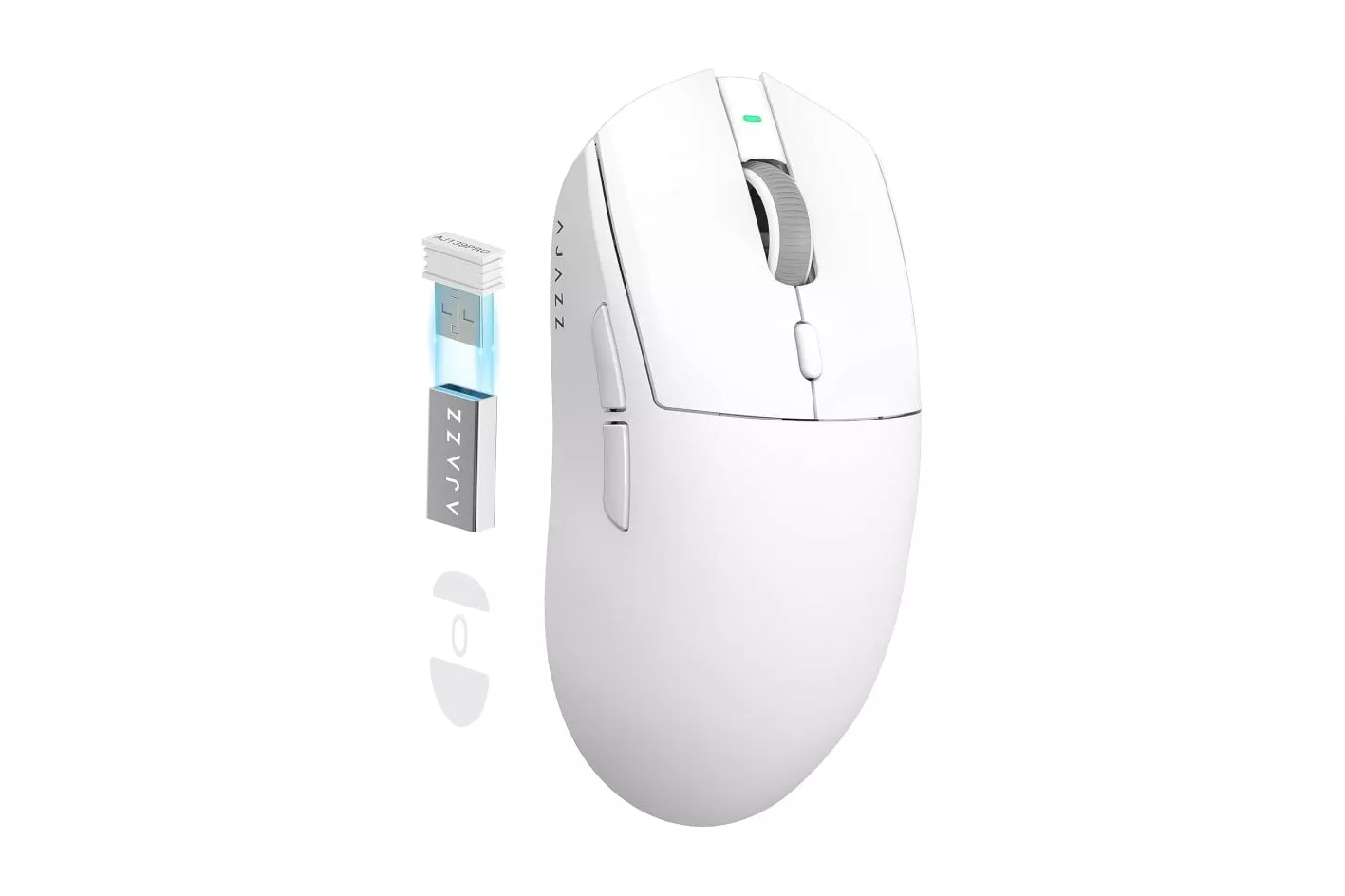 Ratón AJAZZ inalámbrico 26000 DPI PAW3395 ultraligero 59g 6 botones programables