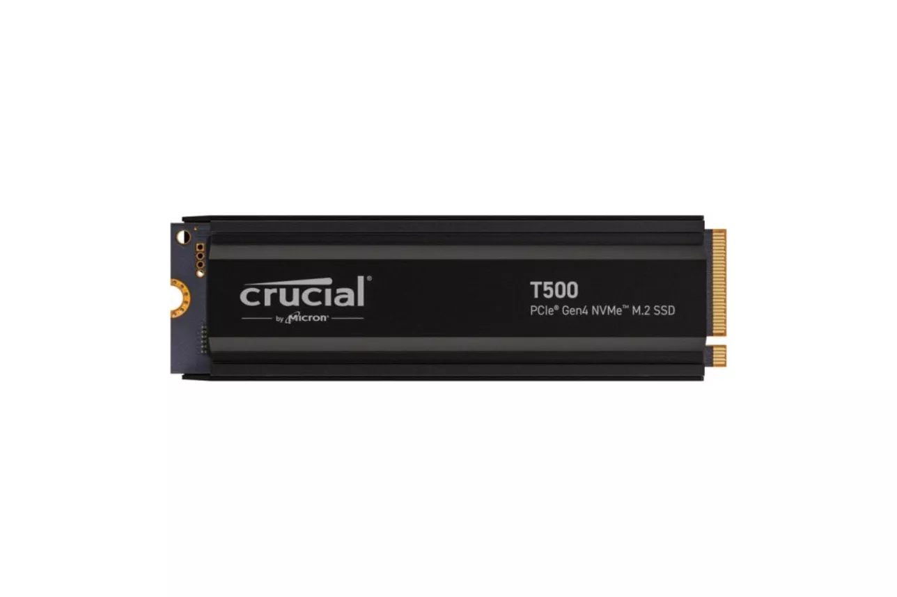 SSD Crucial T500 4TB M.2 PCIe 4.0 NVMe 7000MB/s Disipador térmico Gaming/PC/Consola
