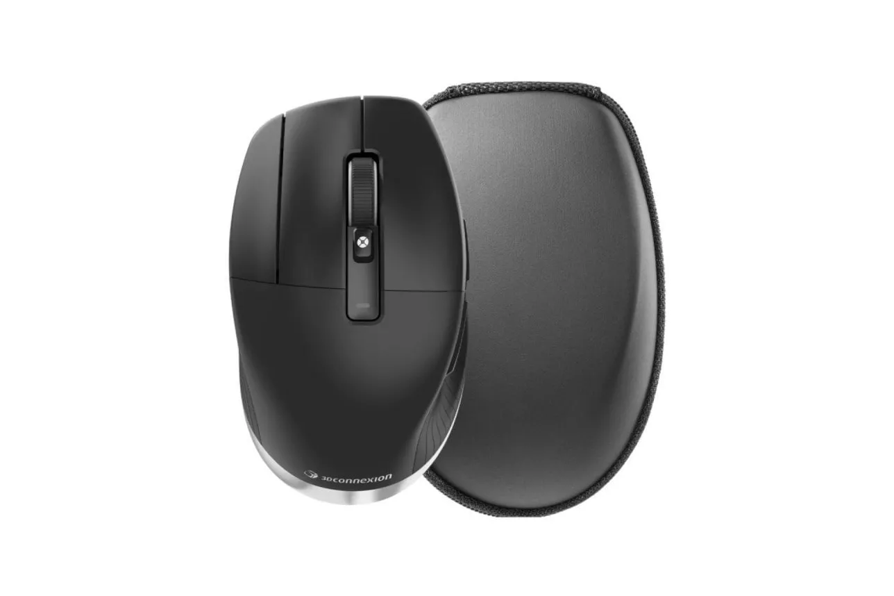 Ratón 3Dconnexion 3DX-700117 Wireless + Bluetooth 7200DPI para zurdos, recargable, ergonómico