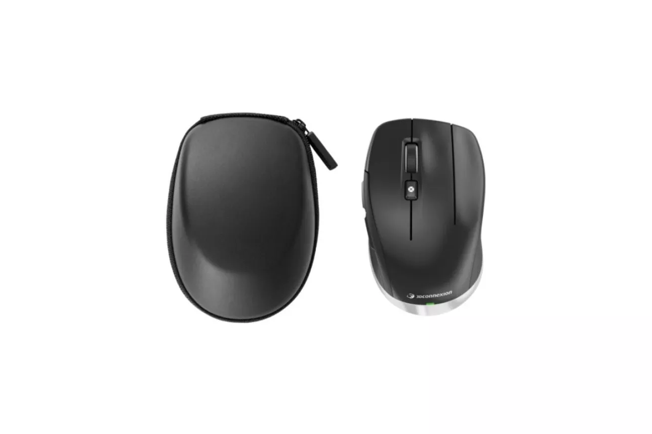 Ratón 3Dconnexion CadMouse Compact Wireless USB-C 7 Botones RF Bluetooth Negro