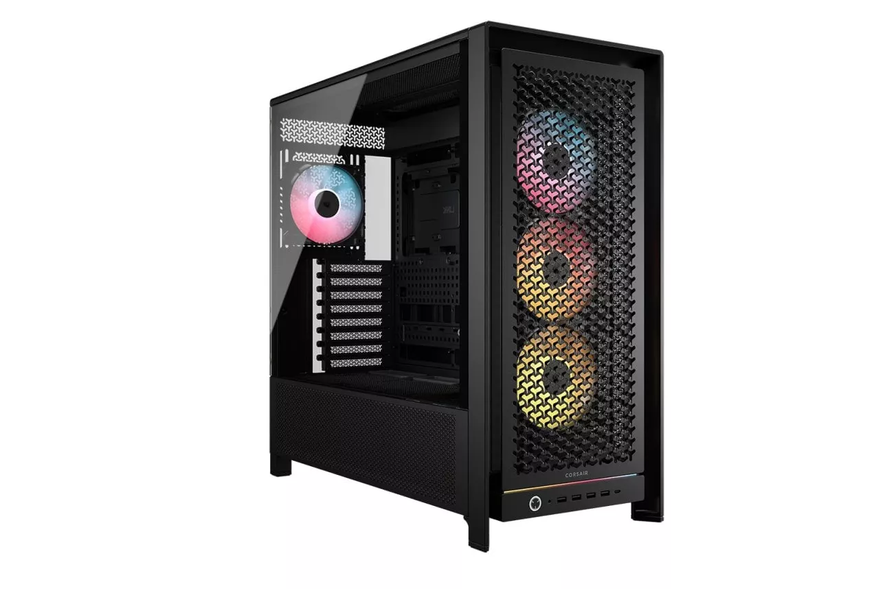 Corsair FRAME 5000 RS ARGB Torre E-ATX Cristal Templado USB-C Negra