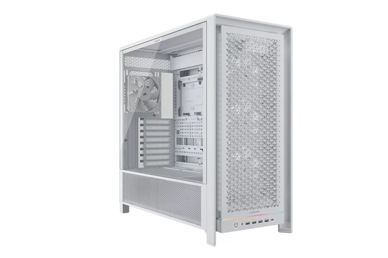 Corsair FRAME 5000 RS Torre E-ATX Cristal Templado USB-C Blanca