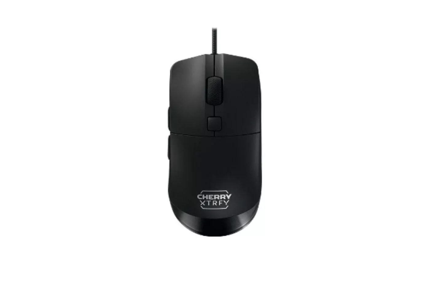 Ratón CHERRY XTRFY M50 Óptico 12000 DPI 5 botones Ergonomía avanzada PTFE Negro USB A