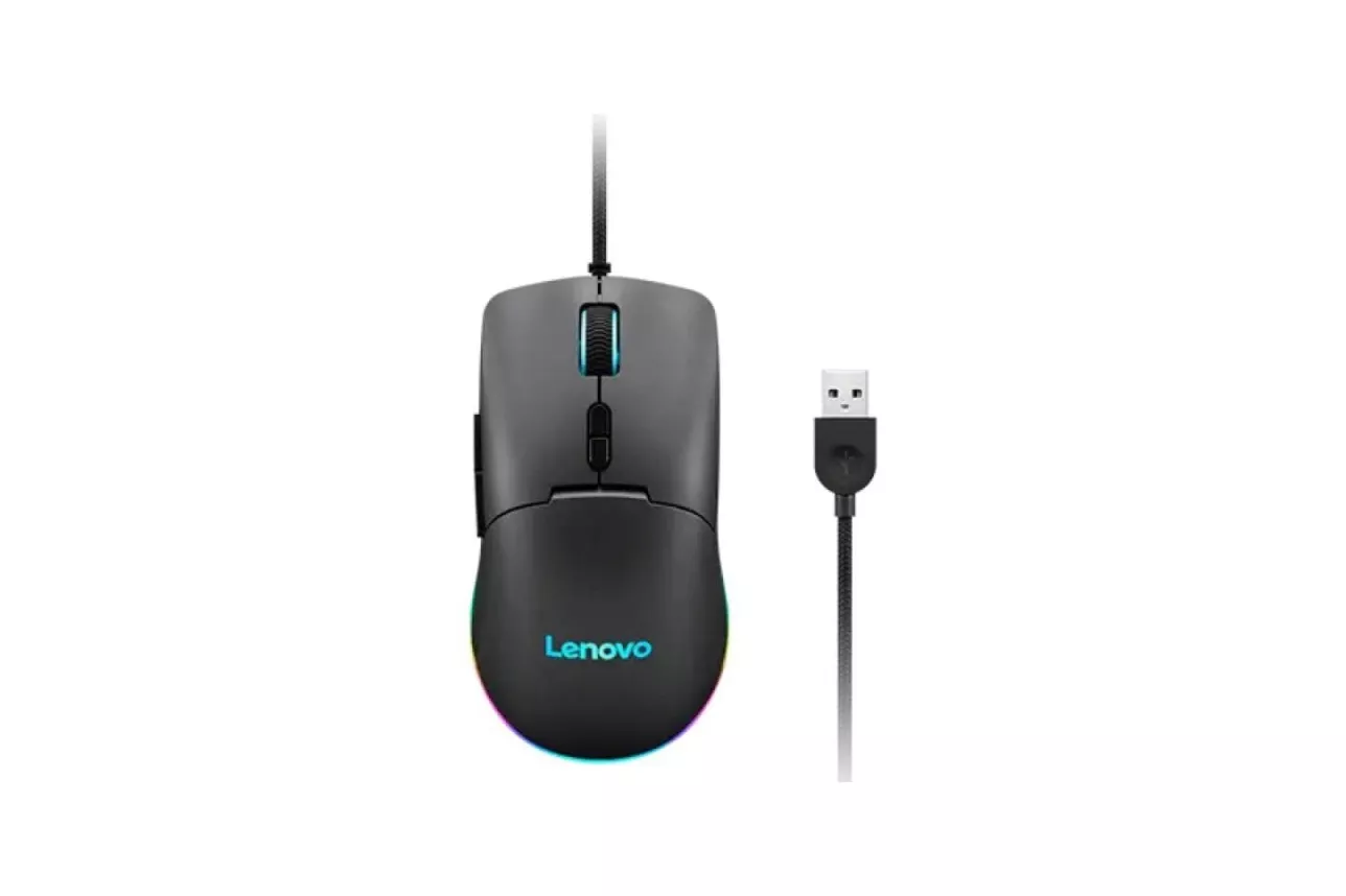 Ratón Gaming Lenovo GY51M74265 mano derecha 8000DPI 7 botones RGB USB negro