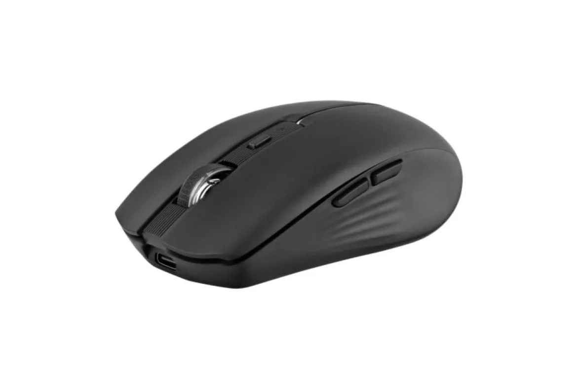 Ratón T'nB MWGRADIENTBK Bluetooth + USB Type-C 1600 DPI Negro Recargable Silencioso