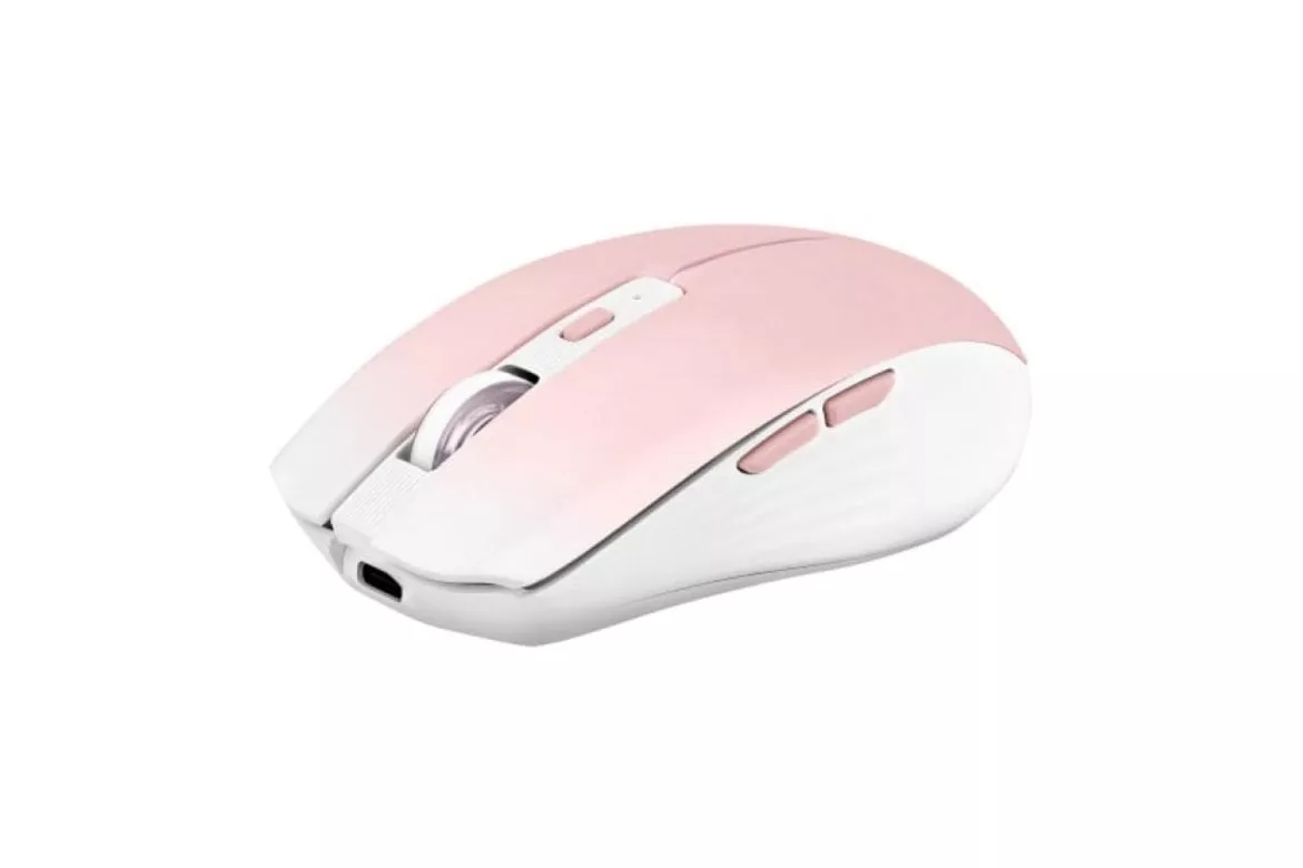 Ratón T'nB MWGRADIENTPK Bluetooth + USB Type-C 1600 DPI 6 Botones Rosa Blanco